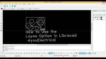 How to use the Layer Option in Librecad