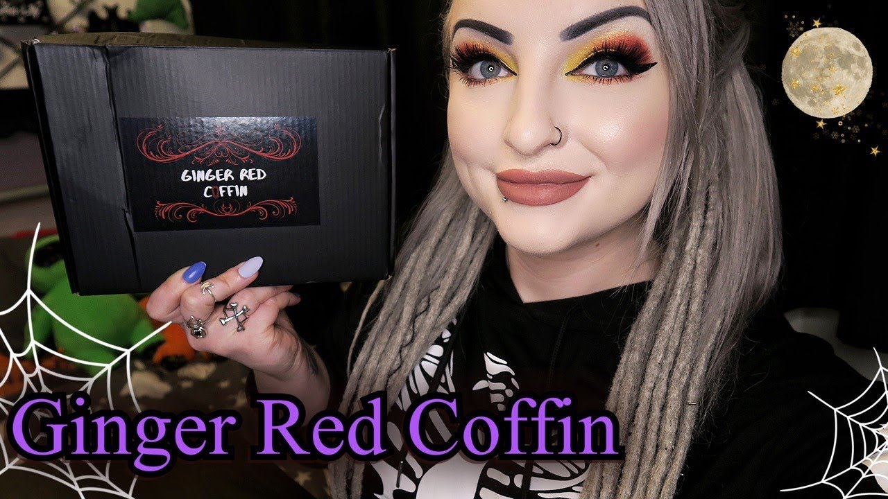 Ginger Red Coffin - Subscription Box Unboxing - October Halloween 2020!