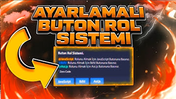 Discord Bot Desinger For Discord | Ayarlamalı Buton Rol Sistemi | #BDFD