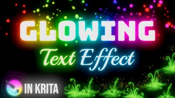 Glow Effect, Krita Tutorial