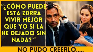EL MARIDO CREYÓ HABER DEJADO A SU ESPOSA SIN NADA CON SU HIJO ENFERMO   PERO CUANDO ESCUCHÓ