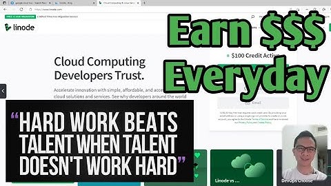 Earn Dollars Everyday | Making Money with Linode Free VPS