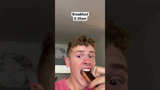 Eating only chocolate filled foods for a whole day! #shorts