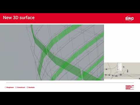 Computational design for Extracting Backpans of Facade panels. SRG Global Facade