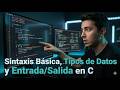 Sintaxis Básica Tipos de Datos y EntradaSalida en C