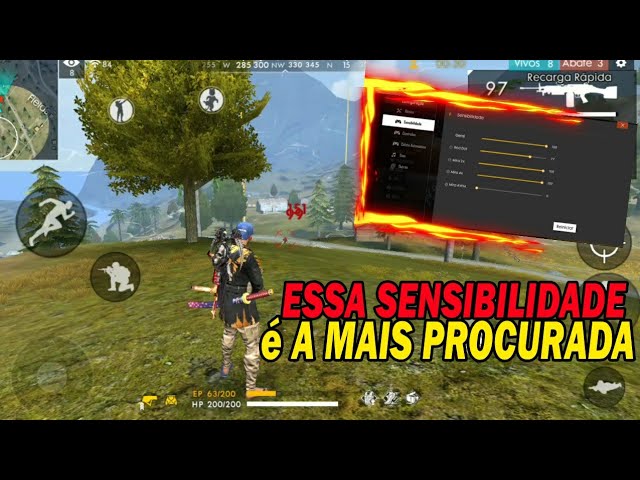 Free Fire: qual é a melhor sensibilidade para subir capa?