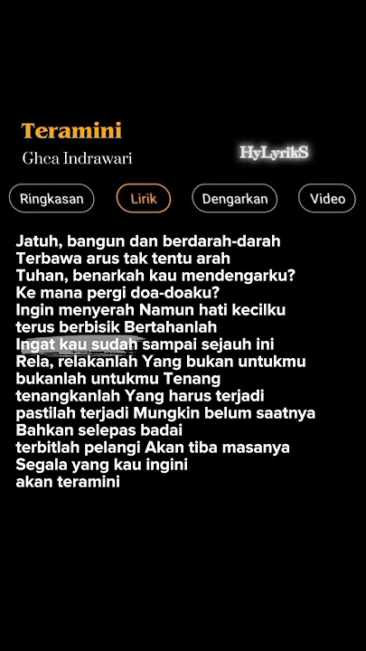 Download lagu Lirik Lagu Teramini-Ghea Indrawari  🎶#lagulirik #teramini#shorts
