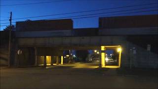 CSX Double Stack Train at Night