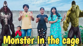 Monster in the cage | comedy video | funny video | Prabhu Sarala lifestyle