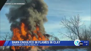 Celebrity Barn engulfed in flames in Clay Profile