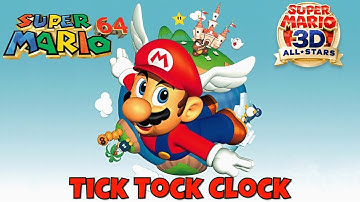 Super Mario 64 - Tick Tock Clock 100% Walkthrough! (Super Mario 3D All-Stars)