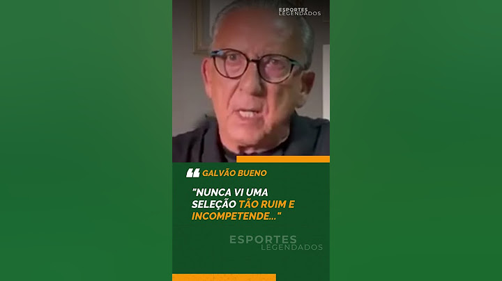 Galvão Bueno DETONA Seleção Brasileira "Uma seleção tão ruim e incompetente..." #galvaobueno