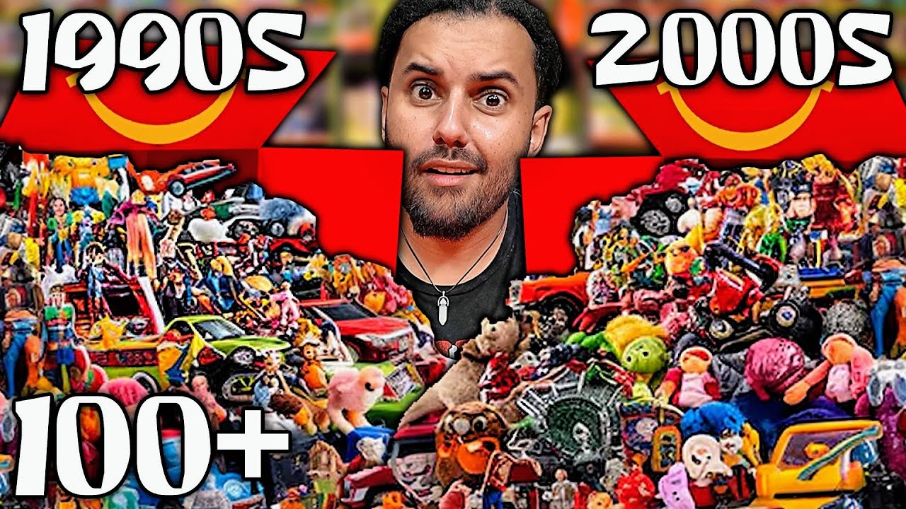 OPENING 100s of McDonalds Happy Meal Toys FROM THE 90s and 2000s!