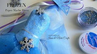 Frozen Paper Mache Dress Bodice