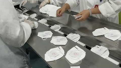 new model N95 mask automatic packing machine N95 mask packing machine for sale  mask packing factory