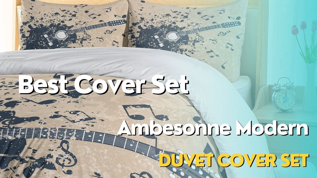 Best Ambesonne fashion duvet cover set || High end bed essentials