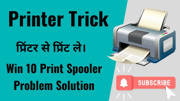 Fix Windows 10 Print Spooler Printing Problems - Step-by-Step Solution #printersolution #technikhil