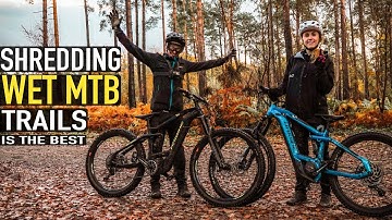 SHREDDING MTB TRAILS IN DIFFICULT CONDITIONS IS SO MUCH FUN!!