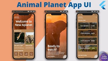 Animal Planet App UI | Flutter