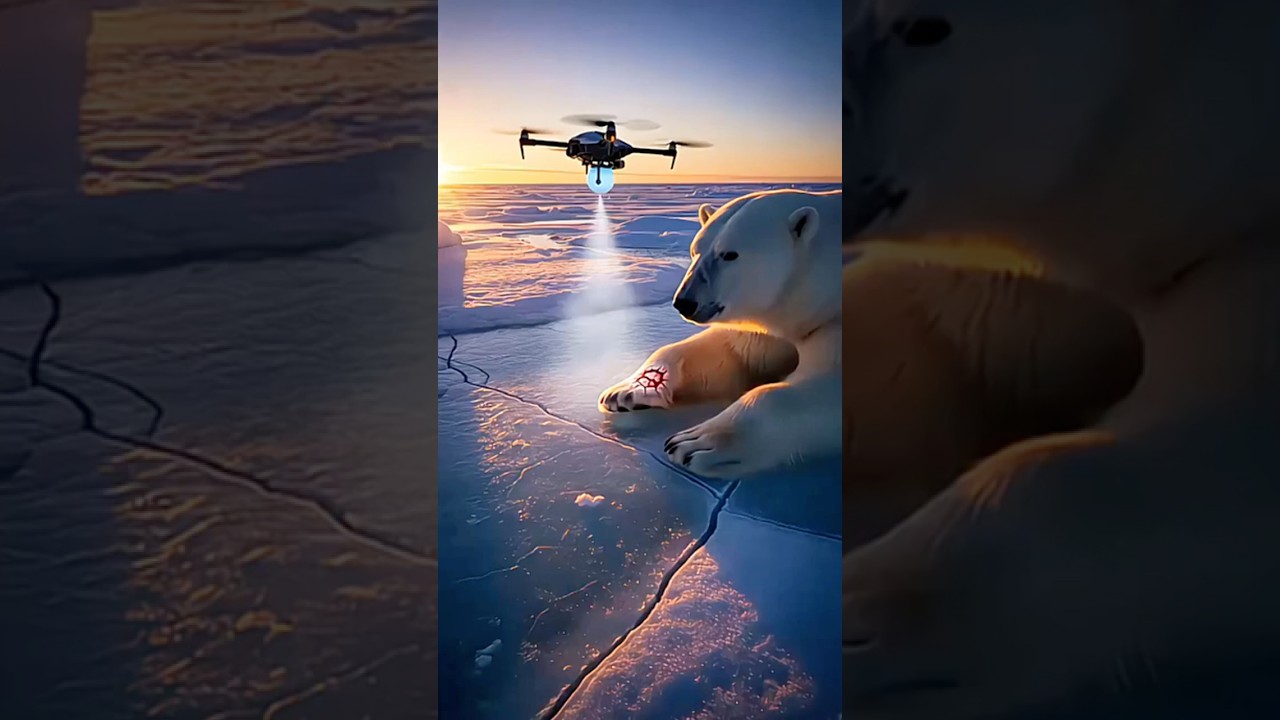 🛰️ A Lone Guardian's Light Pierces the Arctic Silence 