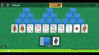 Microsoft Solitaire Collection | Card Games | TriPeaks | Daily Challenge 1 April 2017 screenshot 5