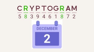 Cryptogram Daily Challenge December 2 2024 - 