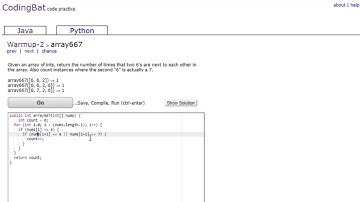 Warmup 2 | array 667