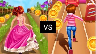 Subway Princess Runner VS Royal Princess Island Run | Android/iOS Gameplay HD screenshot 5
