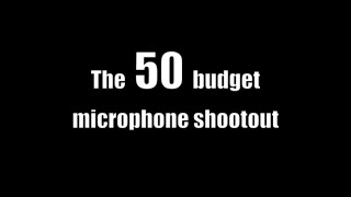 The 50 Microphone shootout - chapter one - female vocals
