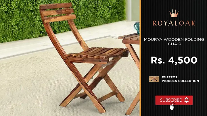 Royaloak | Mourya Wooden Folding Chair