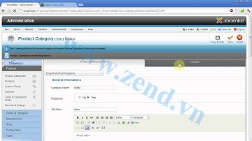 Tự Học joomla Website bán hàng   08 Quản lý sản phẩm P1