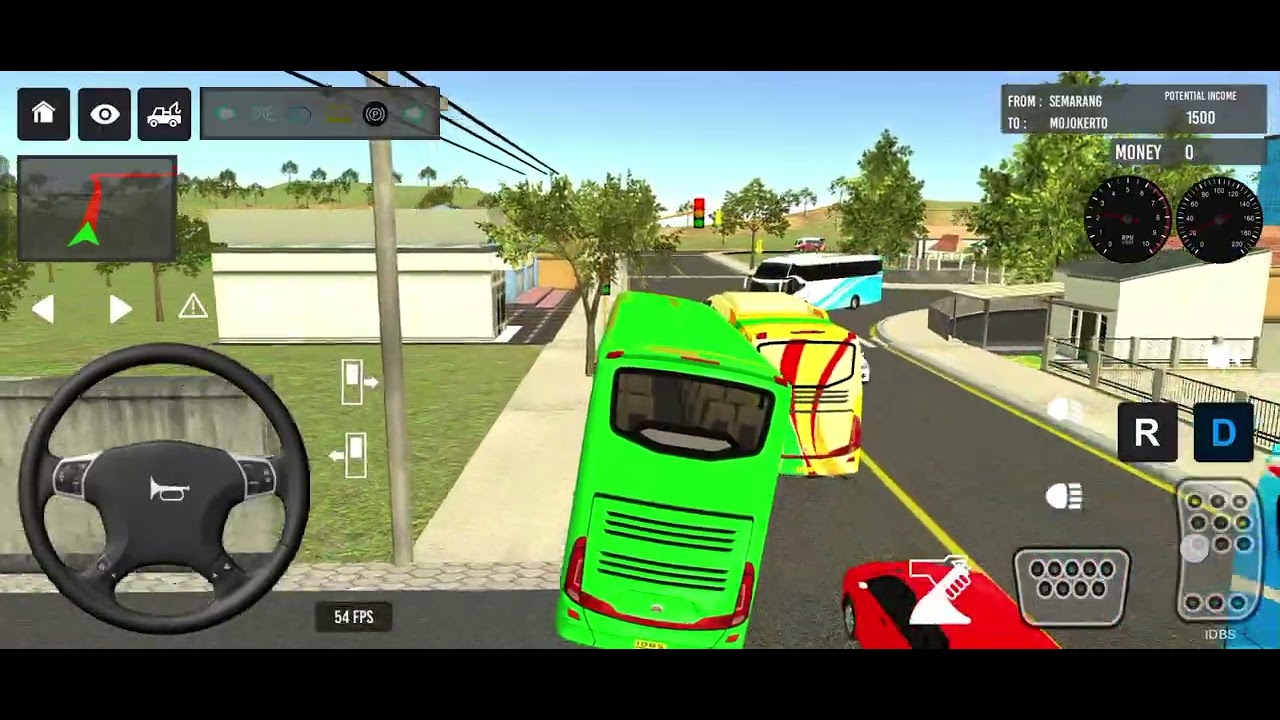 euro coach bus simulator 💥🤩|| new indonesia coach bus simulator - Android gameplay ‪