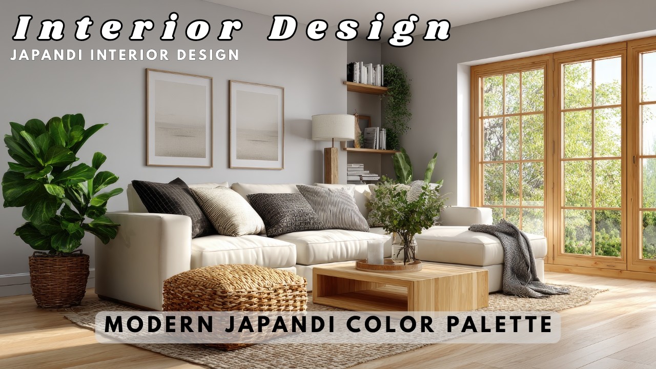Modern Japandi Color Palette | Warm White Walls for a Cozy Minimalist Home