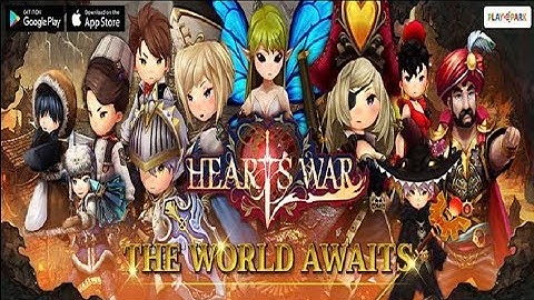 HeartsWar Gameplay / PRE REG [Open World MMORPG] Android/IOS