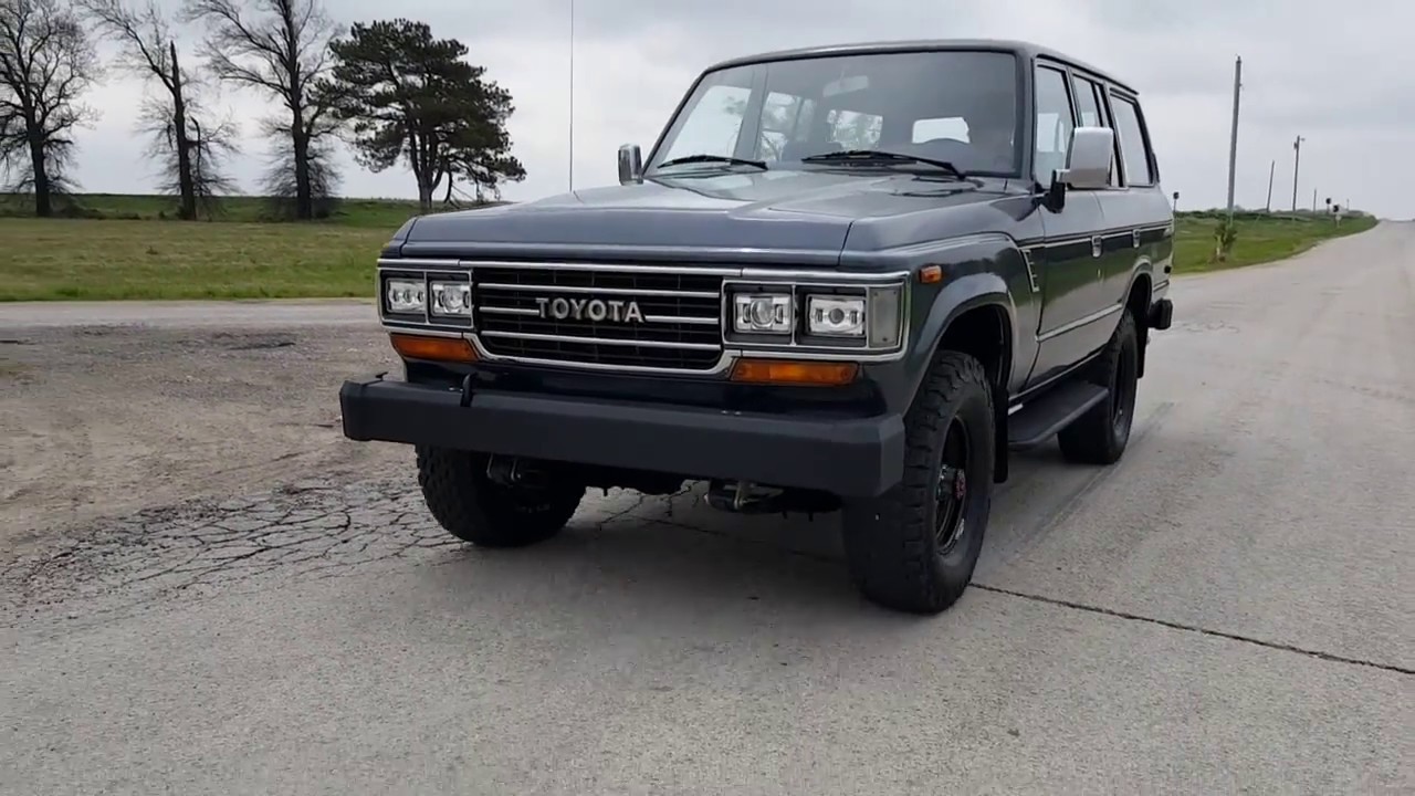 1989 Toyota Fj62 Land Cruiser Restored Video Black Powder Coated