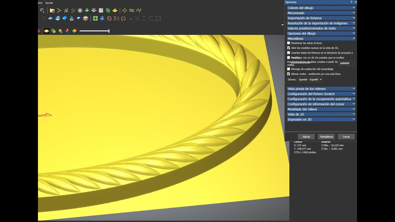 24 Cambiar idioma a interfaz de usuario de ArtCAM YouTube