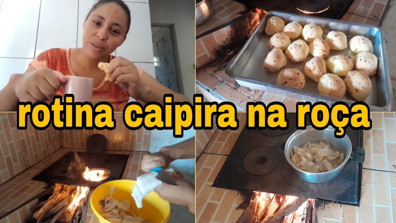 VLOG NA ROÇA FOGÃO A LENHA ASESO SÓ SAI COISA BOA FIZ O MELHOR PÃO DE QUEIJO