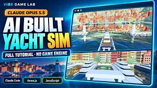 Build a Superyacht Docking Game with Claude Code & Opus 5.5 | three.js, JavaScript | No Game Engine