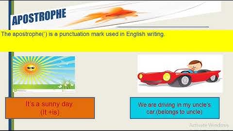 Class 2 English Grammar Chapter- 7 Apostrophe Introductory video By Anuradha Chatterjee