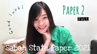 ADD MATHS REVISION | Sabah State Paper 2021 (Paper 2) KSSM