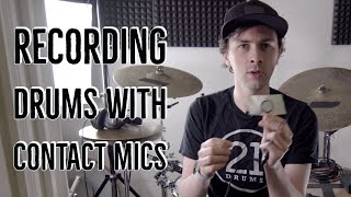 Recording Drums With Contact Microphones piezo Pickups