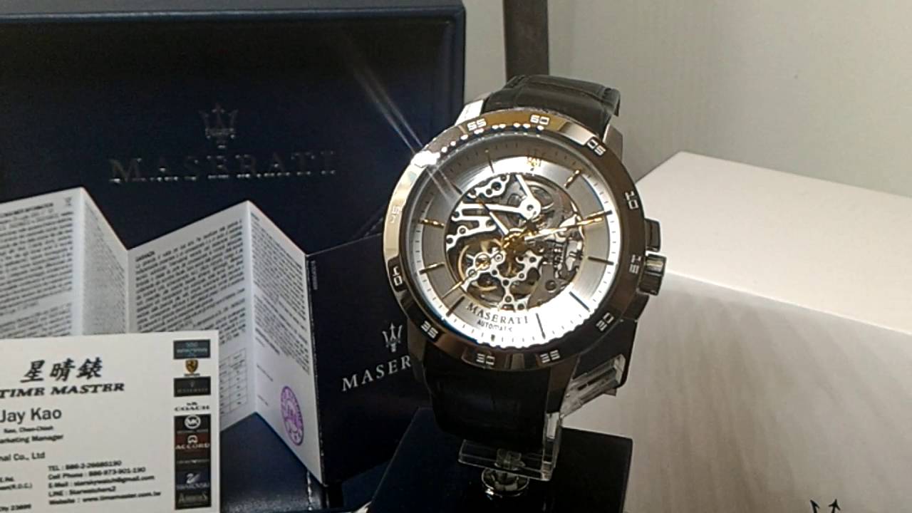Maserati R8821119002 請支持正貨，瑪莎拉蒂手錶MASERATI手錶INGEGNO款