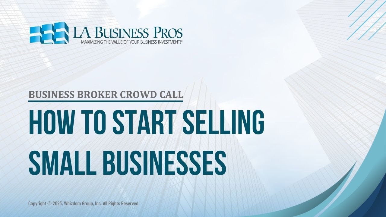 How to Start Selling Small Businesses - YouTube