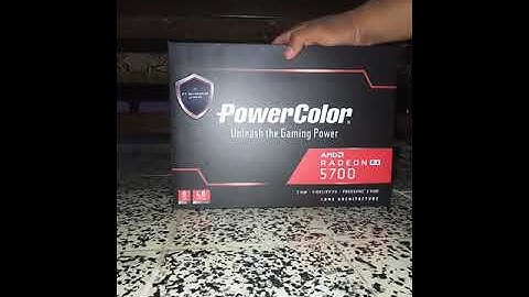 Unboxing power color rx5700