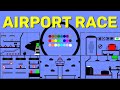 24 marble race ep 44 airport race by algodoo