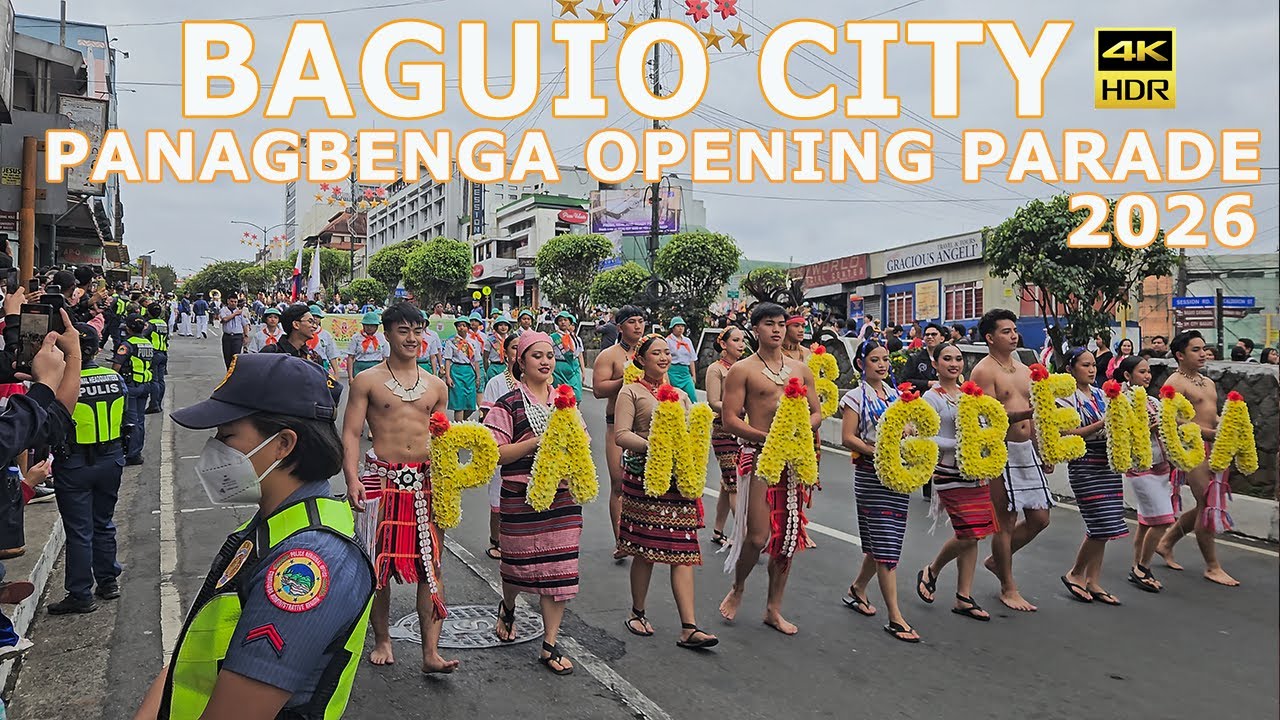 PANAGBENGA OPENING PARADE 2026 [4K HDR] BAGUIO CITY