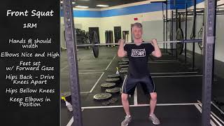 Front Squat - 1RM