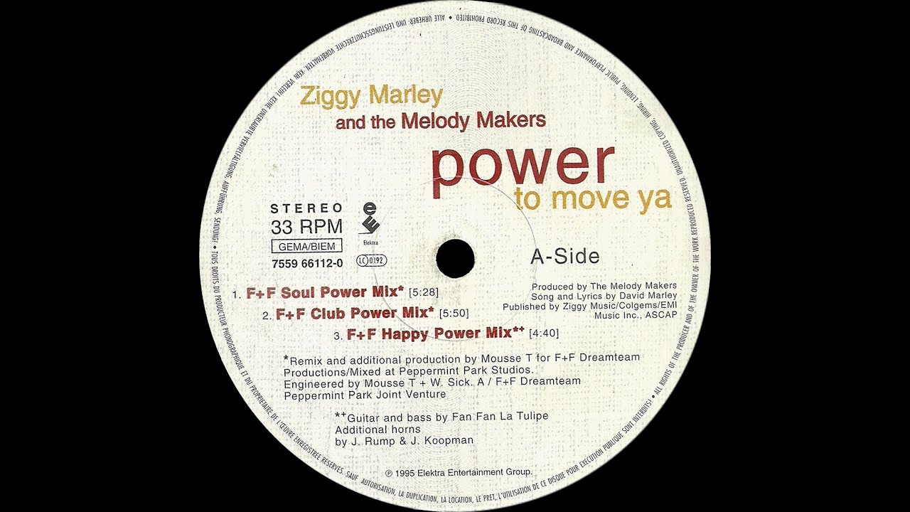 (1995) ZIGGY MARLEY & THE MELODY MAKERS - Power to move ya (Smoove Power)