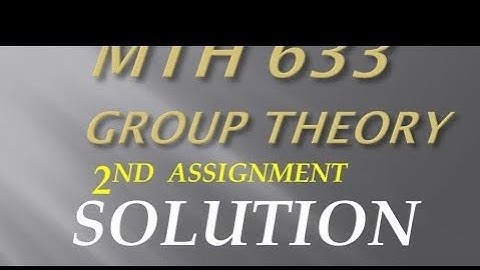 mth633 assignmen 2 solution fall 2021