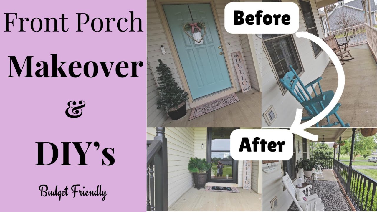 Front Porch Refresh and DIY's | Budget Friendly Porch Makeover ...